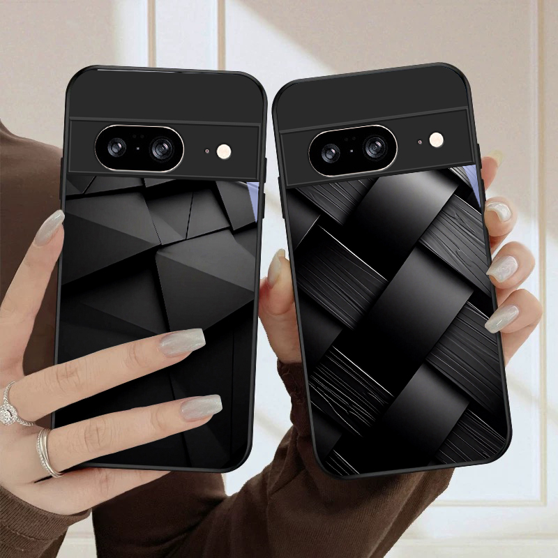 Google Pixel 9 Pro - Cover per telefono in vetro nero