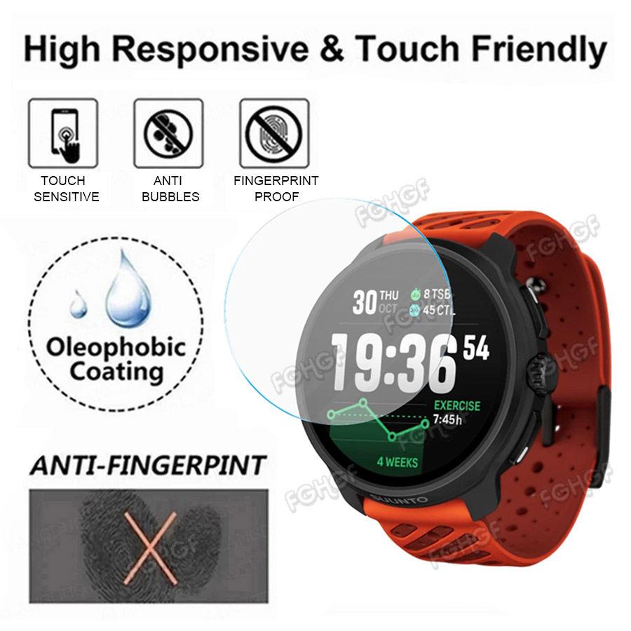 Smartwatch Screen Film - Pellicola protettiva in vetro temperato per