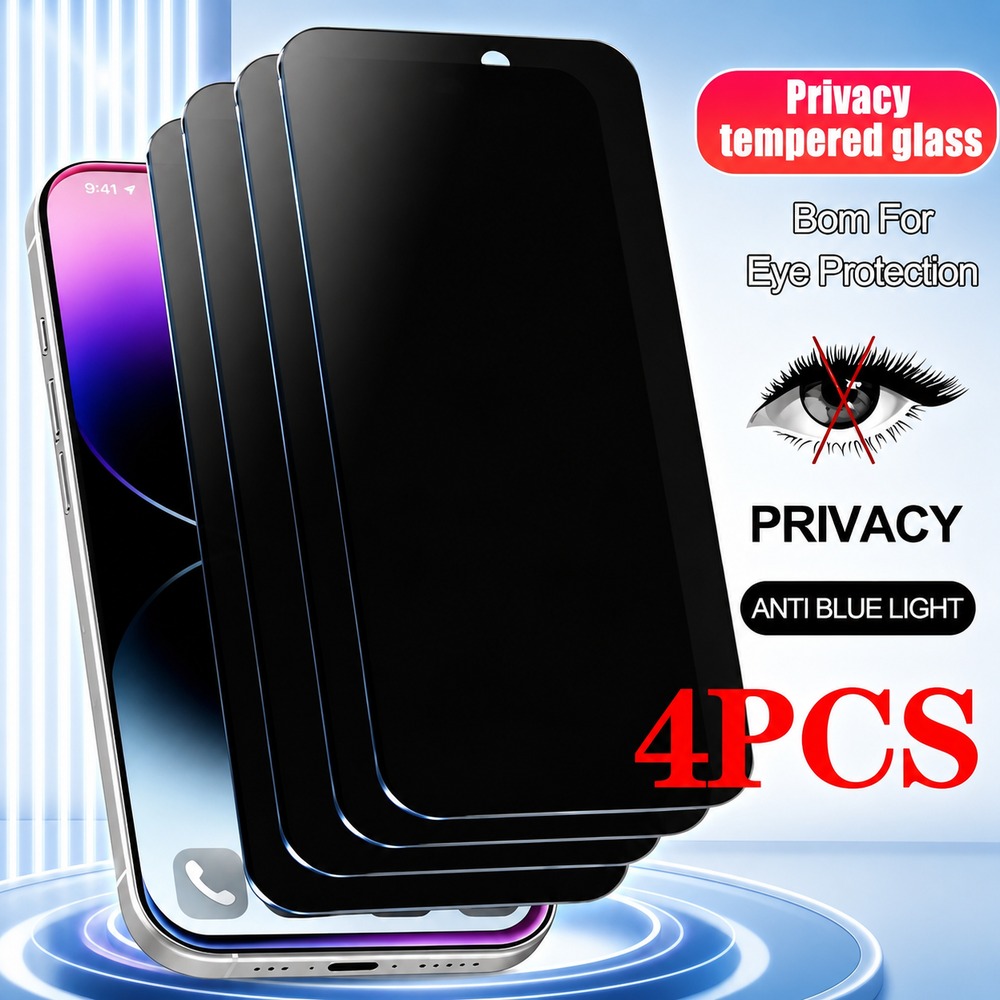 4 Pezzi di Vetro Temperato Pri - Privacy Screen Protector recensione e prezzo